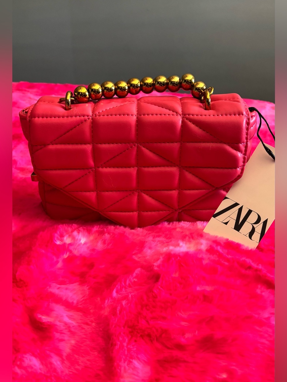 NWT - Zara Quilted Crossbody